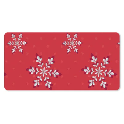 Produktbild von MuchoWow® Mauspad Mousepad Muster - Weihnachten - Pflanzen 60x30 cm - Mousepads - Maus Mat - Pad - Mausunterlage - Nachhaltig