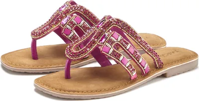 Produktbild von VIVANCE Zehentrenner Sommerschuh, Pantolette, Mule, offener Schuh, pink Größe 40