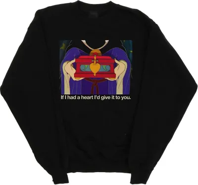 Produktbild von Disney - "Sleeping Beauty If I Had A Heart" Sweatshirt für Herren BI43489 (XXL) (Schwarz)