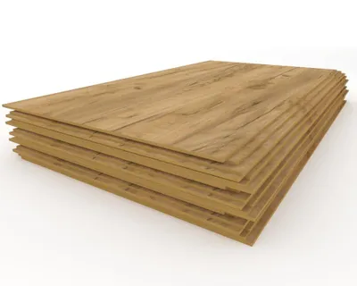 Produktbild von Hartfaserplatte nach Maß HDF 3mm Craft Eiche 90x30cm