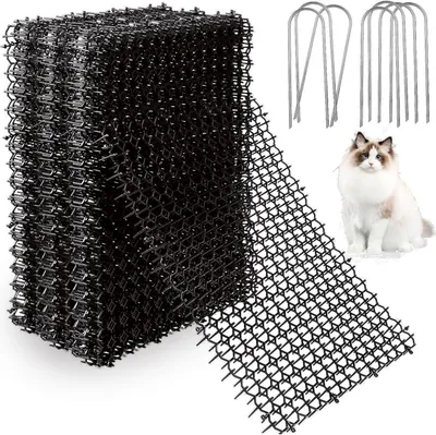 Produktbild von Anti-Katzen-Spikes, 16 Stück – Schutzmatte für Garten und Balkon