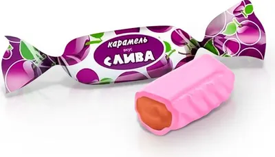 Produktbild von Hartkaramellen - Pflaume, Nevskij Konditer, 300 g