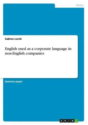 Obrázok produktu pre English used as a corporate language in non-English companies