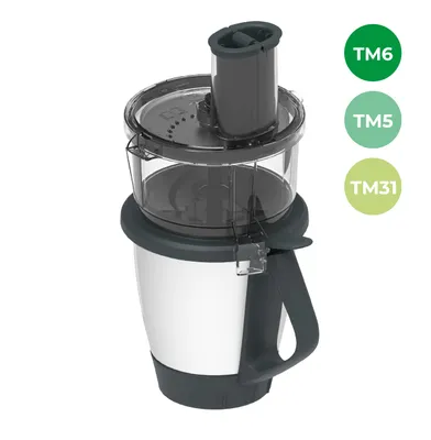 Produktbild von Wundermix Gemüseschneider WunderSlicer GRAU Gemüsehobel Küchenmaschine Zubehör für Thermomix TM6, TM5, TM31