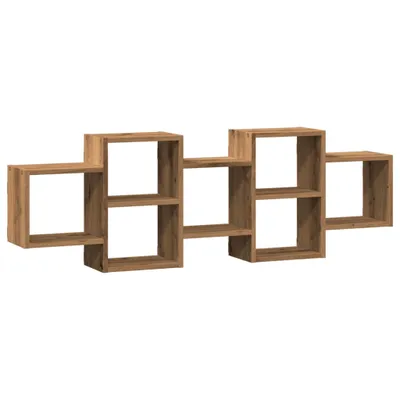 Immagine prodotto di Scaffale a Parete Rovere Artigianale 129x18x42 cm in Truciolato