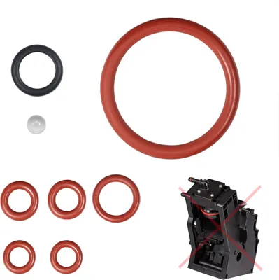 Produktbild von Snapworld-Kaffee Wartungssatz Dichtung O-Ring für Brühgruppe und Supportventil passend für Cafe Bonitas Acopino Set-35.2 (für Brüheinheit ohne Crema Schraube am Auslauf und größeren Brühkolben)