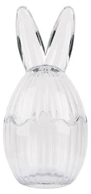 Image de Clayre & Eef Pot en verre Œuf Ø 10x21 cm Verre transparent
