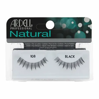 Produktbild von ARDELL Natural 108 1 Paar falsche Wimpern Schwarz