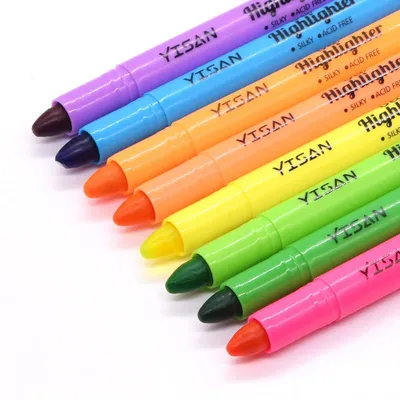 Productafbeelding van Gel tekstmarkeerset, 8 kleuren, geschikt voor Bijbelmarkeringen en journaling, zonder doordrukken