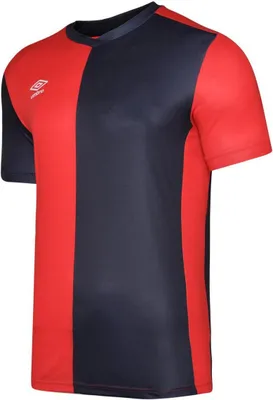 Produktbild von Umbro - "50/50" Trikot für Herren kurzärmlig UO101 (S) (Zinnoberrot/Schwarz)