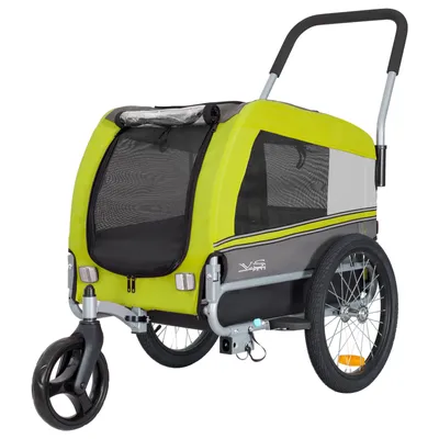 Produktbild von Tiggo VS Pet M Hundefahrradanhänger + Jogger 2 in 1 Hundeanhänger Hundetransporter Fahrradanhänger