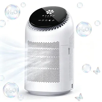 Produktbild von ZELURXX Luftreiniger und Luftentfeuchter HEPA11 Aktivkohle 2-in-1, leise, Schlafmodus, 20㎡, Timer, gegen Formaldehyd, Ionisator, Haus, Schlafzimmer,