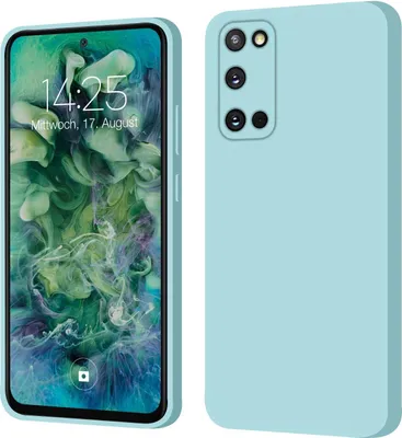 Produktbild von Hülle für Samsung Galaxy S20 Case Cover Bumper Silikon Softgrip Schutzhülle Farbe: Hellblau