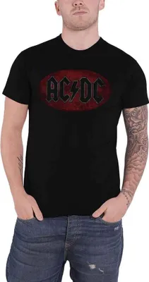 Produktbild von AC/DC - T-Shirt Logo für Herren/Damen Uni RO1794 (L) (Schwarz)