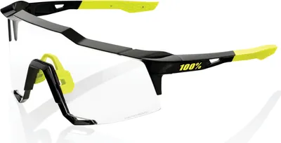 Image de 100 Percent SpeedCraft Goggles - noir brillant, lentilles photochromiques