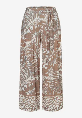 Produktbild von More & More Printed Slinky Culotte, twotone leaf print border 2280 2280 42