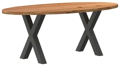 Zdjęcie produktu dla Stół jadalny - Stół - Stół do jadalni - Stół kuchenny - Stół drewniany - Solidne drewno dębowe - 200x100x74 cm