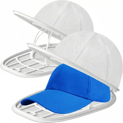 Productafbeelding van Hoedonderleggers voor wasmachine - Set van 2 - Bescherming voor petten