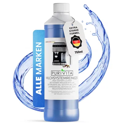 Produktbild von PURIVITA® Milchsystemreiniger Kaffeevollautomat Milchschaumreiniger, 750ml