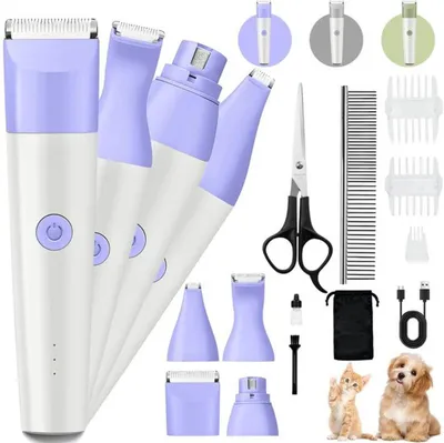 Productafbeelding van Azomor®: Een rustig en veelzijdig verzorgingsset voor huisdieren, met een USB-oplaadbare trimmer