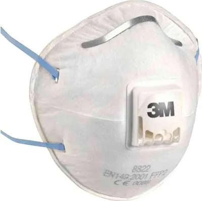 Image de 3M™ Masque pour le ponçage manuel et mécanique 8822, FFP2, avec valve, MHD 11/25