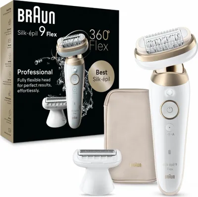 Produktbild von Braun Silk-épil 9 Flex 9-041 3D 40 tweezers Gold, White