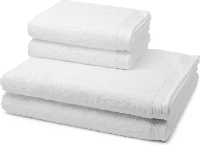 Produktbild von Möve Superwuschel 2 X Handtuch 2 X Duschtuch im Set Extraweiches Handtuch, Aus 100% hochwertiger Baumwolle, Mit eingesticktem Markenlogo