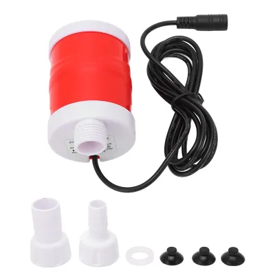 Zdjęcie produktu dla Pompa zanurzeniowa, wysokość podnoszenia 6 m, bezszczotkowy silnik prądu stałego (12 V, 20 W), wydajność 700 l/h, cicha praca, do użytku domowego
