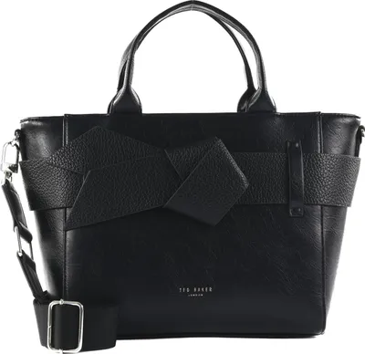 Produktbild von Ted Baker Handtasche Schultertasche Jimsa Knot Bow Tote Bag Jet - Black schwarz
