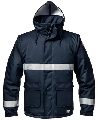 Immagine prodotto di Giacca da pilota Sir Safety Microlines da uomo, idrorepellente con maniche staccabili, blu scuro, taglia M, blu scuro