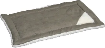 Image de Kerbl Liegekissen Cleo (Farbe Grau/Weiß, L x B x H 43 x 23x 3 cm, Wendekissen)