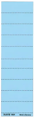 Produktbild von LEITZ Blanko Beschriftungsschildchen (B)60 x (H)21 mm blau 4-zeilig 100 Stück