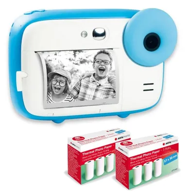Obrázok produktu pre AGFA Photo Realikids – okamžitý fotoaparát + 6 roliek termopapiera, ATP3WH