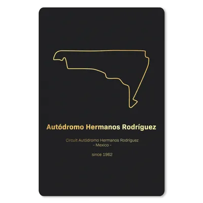 Produktbild von MuchoWow® Mauspad Mousepad Mexiko - F1 - Rennstrecke 18x27 cm - Mousepads - Maus Mat - Pad - Mausunterlage