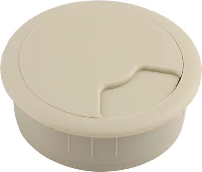Produktbild von vasalat Kabeldurchführung 60mm rund, 1 Stück Kabeldurchlass beige