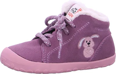 A single baby shoe is shown against a white background.