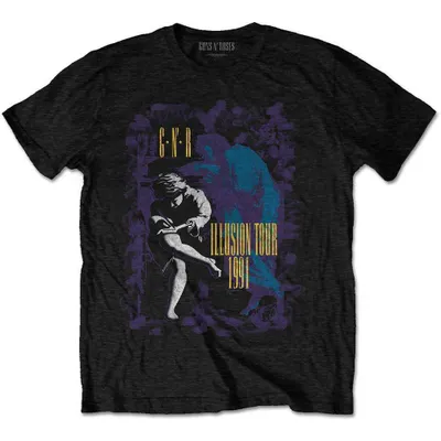 Obrázok produktu pre Guns N' Roses Illusion Tour '91 Black L Tričko