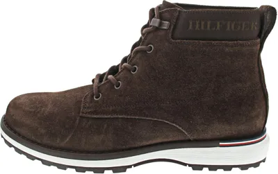Zdjęcie produktu dla Buty męskie Tommy Hilfiger, model Corporate Outdoor, zamszowe, skórzane, kolor brązowy (ciemny brąz)