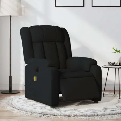 Produktbild von Cloris DesignMöbel Massagesessel Elektrisch Schwarz Stoff , Klassische Sessel 2024 Neu