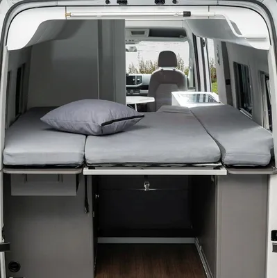 Produktbild von VW Grand California 680 Heckbett 3 tlg. Schonbezug Cuddly Full Cover mit Reißverschluss