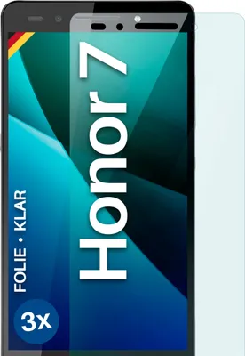 Produktbild von moex® 3x Schutzfolie kompatibel mit Huawei Honor 7 / 7 Premium - Displayschutzfolie dünn Folie, Klar
