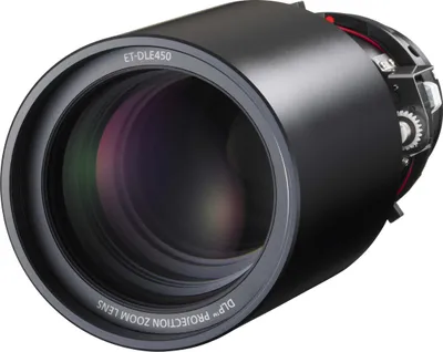 Produktbild von Panasonic ET-DLE450, 5.4 - 8.6:1, 79.5 - 125.2 mm, 1,8 - 2,4, Schwarz, Panasonic, PT-DZ6710, DZ6700, PT-DW6300S, PT-D6000S