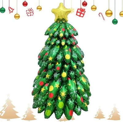 Produktbild von Opblaasbare kerstboom buitendecoratie, 5 inch, kunststof, buiten, doe-het-zelf, kerstversieringen