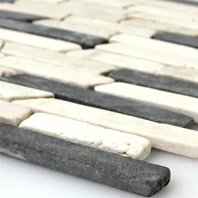 Produktbild von Mosaikfliesen Marmor Biancone Java