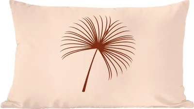 Produktbild von MuchoWow® Zierkissen Sofakissen Wohnzimmer Dekokissen 50x30 cm Sommer - Pflanze - Braun - Wohnzimmerdekoration - Polster mit Photo