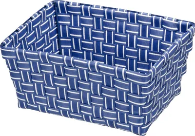 Produktbild von Wenko 20975100 Badkorb Salsa Rechteck, Blau / Weiß