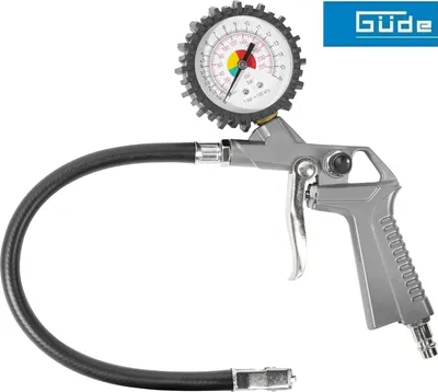Produktbild von Güde Reifenfüller (Manometer, 0 - 12 bar Michelin-Metall-Ventilstecker