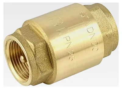 Produktbild von Rückschlagventil aus Messing bis 25 bar für Druckluft, Wasser, Mineralöle und Vakuum (Gewindegröße: G 1/2")
