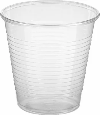 Produktbild von 100xTrinkbecher transparent klar 150 ml PLA Ø 70 mm