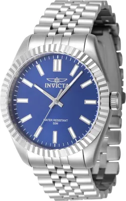 Zdjęcie produktu dla Invicta Specialty 47481 Zegarek Męski - Mechanizm Kwarcowy - Stal Nierdzewna z Niebieską Tarcza - 43 mm